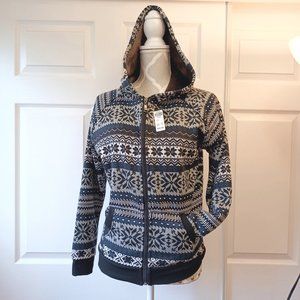 NEW! Lined Hoodie with Pockets and Front Zipper - (6631